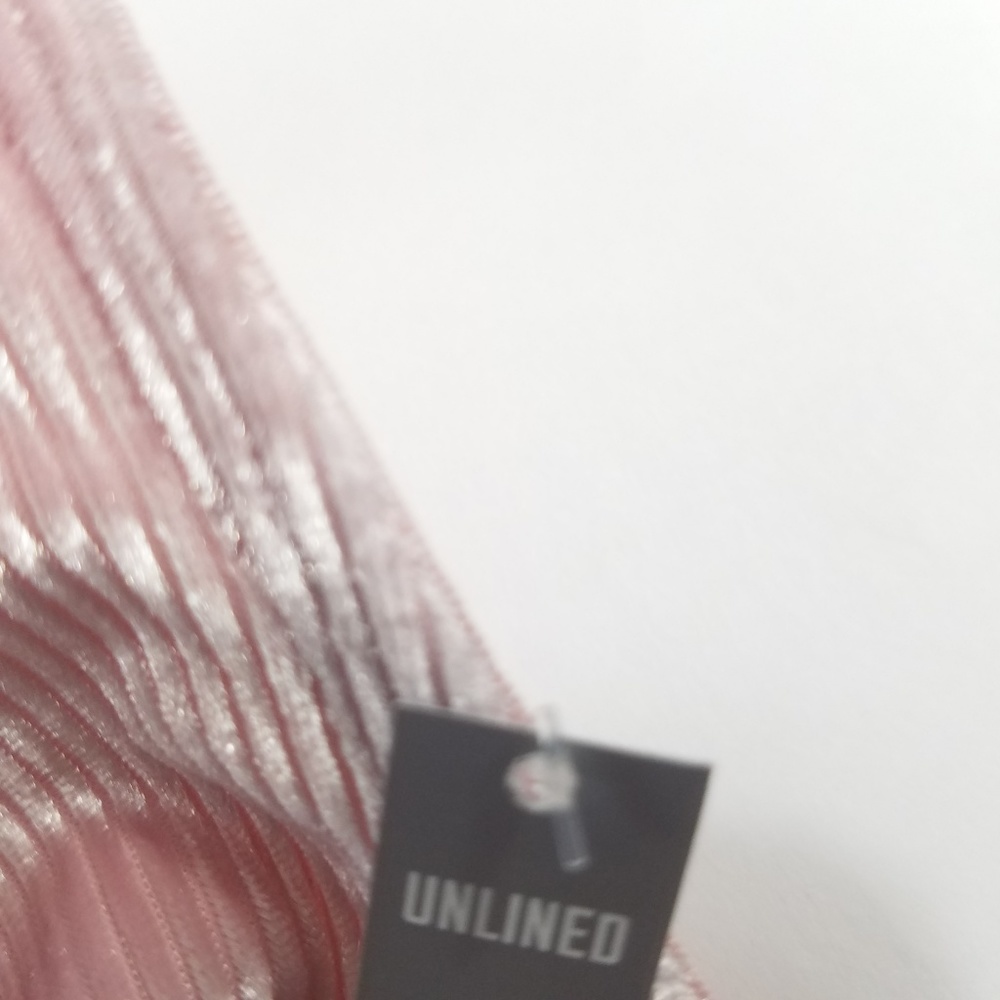 {NWT} PINK | Triangle Unlined Bralette Light Pink - Picture 4 of 7